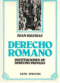 Portada de Derecho romano. Instituciones de Derecho privado